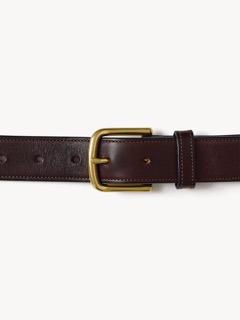 Dark Brown Semi-Fancy American Dress Belt